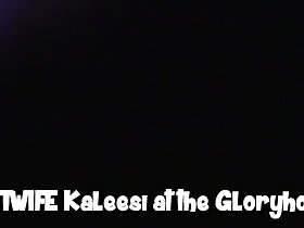 Hotwife Kaleesi in front Gloryhole