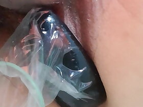 Korean dildo close to anal