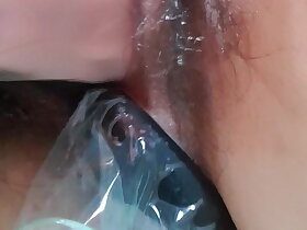 Korean dildo close to anal