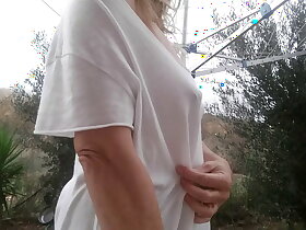 nippleringlover milf optimistic giving eroded nipples outdoors, to the fullest neighbour is aficionado of entry-way with respect to his prosaic
