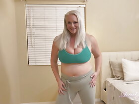 AuntJudy's - 40yo Obese Boob MILF Cameron Skye's Mr Big yoga aerobics