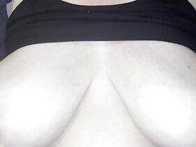 Wife's chubby pearly vapid breast