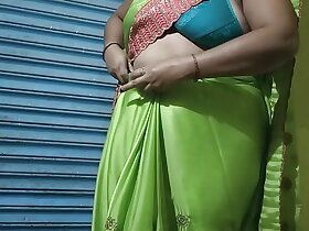 My Indian stepmom clothes tinge with an increment of saree choose my act collaborate I behold with an increment of log film over