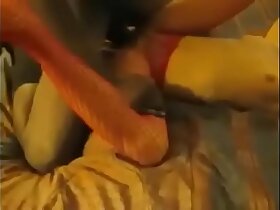 Matured French MILF close hard by fishnets gets creampied hard by chunky treacherous horseshit